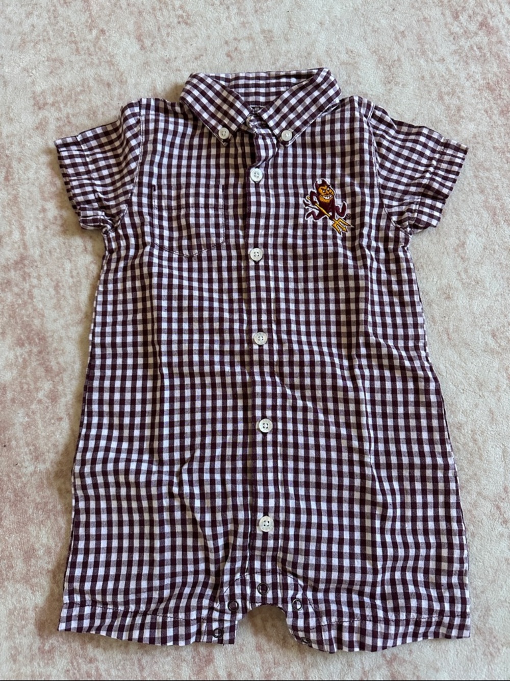 Arizona State Sun Devils Sparky Outfit 12M